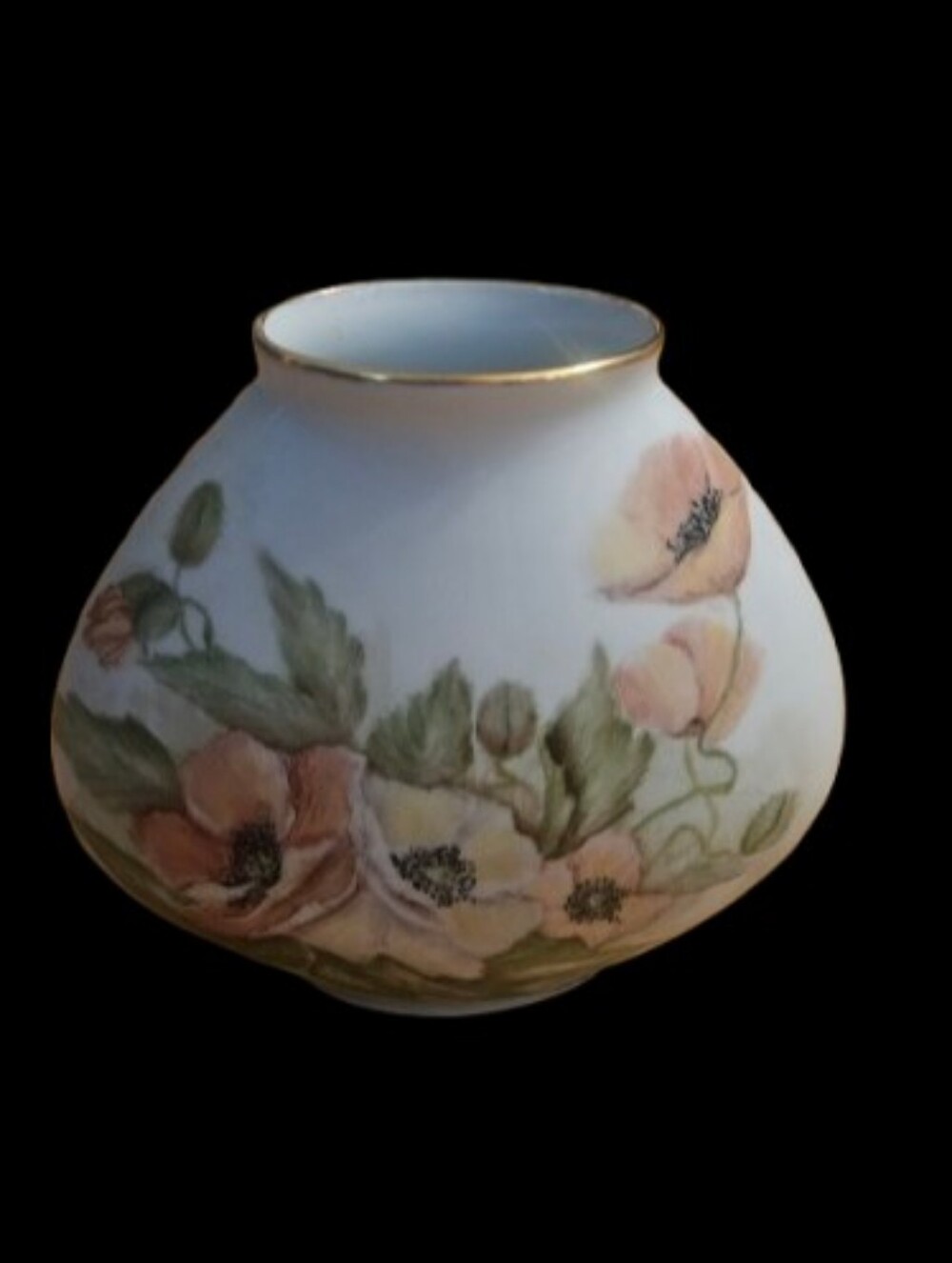 *Bavarian by Creidlitz Porcelain Vase, Hand Painted